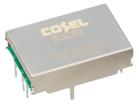 Cosel DC-DC Converter, 5V Dc/ 600mA Output, 36 → 76 V Dc Input, 3W, Through Hole, +85°C Max Temp -40°C Min Temp