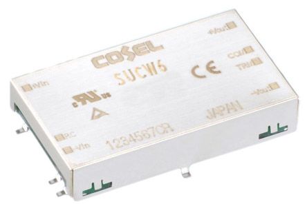 Cosel DC/DC-Wandler 6W 12 V Dc IN, ±12V Dc OUT / 250mA 500V Ac Isoliert