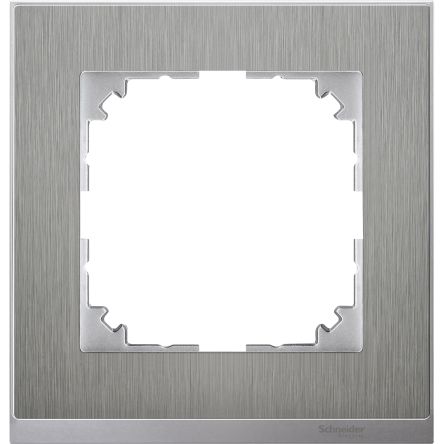 Schneider Electric Stainless Steel 1 Gang Cover