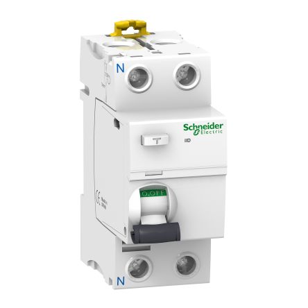 Schneider Electric iID RCCB, 80A, 2 Pole, 300mA, Type AC, 220 → 240V ac