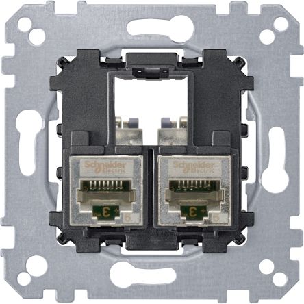 Schneider Electric, Merten inserts Data Socket for use with Ethernet Connector