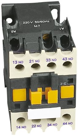 4 Pole Contactor, 10 A, 24 V dc Coil