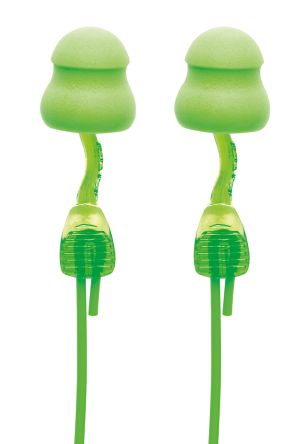 Moldex Twisters® Series Green Disposable Corded Ear Plugs, 34dB Rated, 1 Pairs