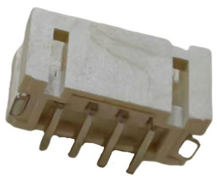 RS PRO Straight Surface Mount PCB Header, 4 Contact(s), 2mm Pitch, 1 Row(s), Shrouded