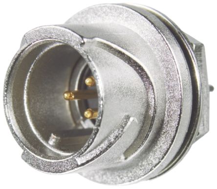 Hirose Circular Connector, 4 Contacts, Panel Mount, Miniature Connector, Plug, Male, IP67, IP68, LF Series