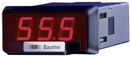 Baumer PA213 Digitales Spannungsmessgerät DC LED-Anzeige 3-stellig, 44mm, 22mm