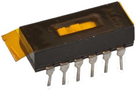 TE Connectivity Schiebeschalter, 4-polig PCB-Montage 300 MA Bei 115 V Dc, Lötanschluss
