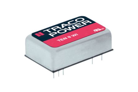TRACOPOWER TEN 8WI DC/DC-Wandler 8W 48 V Dc IN, ±15V Dc OUT / ±265mA 1.5kV Dc Isoliert