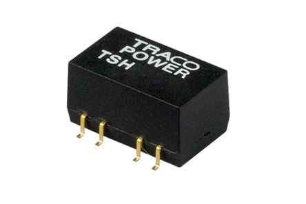 TRACOPOWER TSH DC/DC-Wandler 2W 12 V Dc IN, ±15V Dc OUT / ±65mA 1kV Dc Isoliert