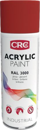 CRC ACRYLIC PAINT Sprühfarbe Rot Glänzend, 400ml, RAL 3000