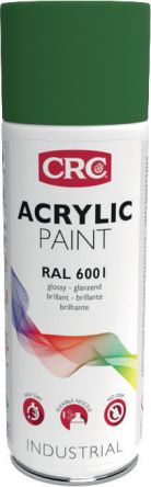 CRC ACRYLIC PAINT Sprühfarbe Grün Glänzend, 400ml, RAL 6001