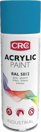 CRC ACRYLIC PAINT Sprühfarbe Blau Glänzend, 400ml, RAL 5012