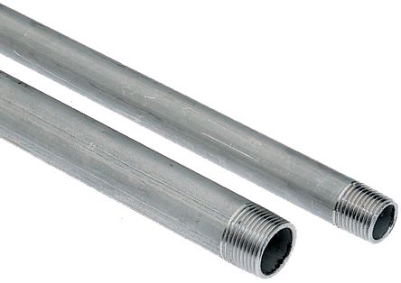 RS PRO BSPT 1/2in Stainless Steel Pipe, 2m Length, 21mm Nominal Outer Diameter