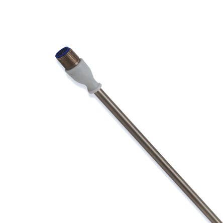 Prosensor PT100 Temperature Probe, 3mm Dia, 100mm Long, 3 Wire, M12, Class A +250°C Max