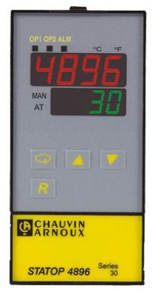 Pyro Controle STATOP 4896 PID Temperaturregler, 2 X, 90 → 260 V Ac