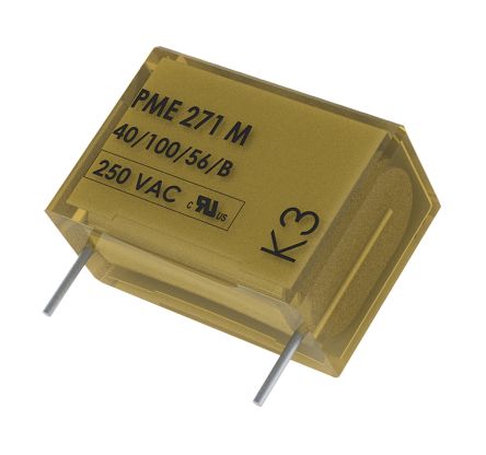 KEMET PME271 X2 Metallpapierkondensator 33nF ±20% / 275V Ac, THT Raster 15.2mm