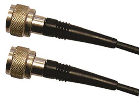 Radiall Câble Coaxial, RG58, Type N, / Type N, 500mm, Noir