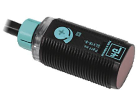 Pepperl + Fuchs GLV18 Zylindrisch Optischer Sensor, Diffus, Bereich 450 Mm, PNP Ausgang, Anschlusskabel