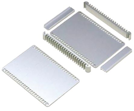 Takachi Electric Industrial Gehäuse, Silber, Aluminium, 180 X 128 X 50mm, HIT