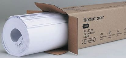Legamaster Flipchart-Papier, A1 Karopapier, 20 Stk.