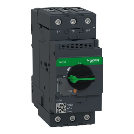 Schneider Electric GV3 Thermischer Überlastschalter / Thermischer Geräteschutzschalter, 3-polig, TeSys, 18A, 690V 132 X