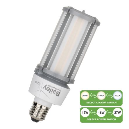Bailey Electric & Electronics bv LED Corn E27 LED Corn Lamp 12 - 27 W, 3000 - 5000K, Single Ended shape