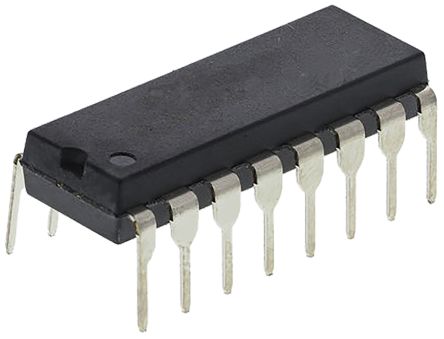 Texas Instruments SN74LS365AN, Hex-Channel Non-Inverting3-State Buffer, 16-Pin PDIP