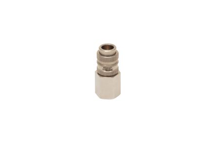 RS PRO Brass Female Pneumatic Quick Connect Coupling, M12 Female Threaded