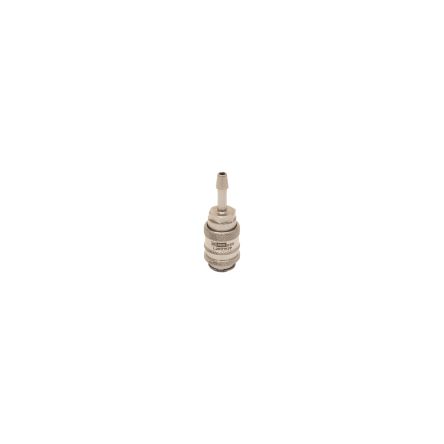 RS PRO Brass Female Pneumatic Quick Connect Coupling, 3mm Hose Barb