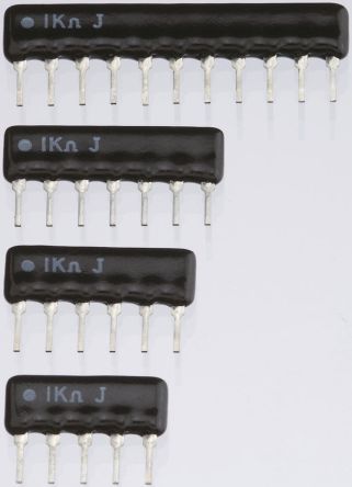 KOA Serie RKC Widerstands-Array, 4 X 1kΩ, 0.5W ±5%, Bauform SIP