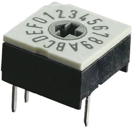 Hartmann THT DIP-Schalter 10-stellig, Kontakte Vergoldet 150 MA @ 24 V Dc, Bis +85°C