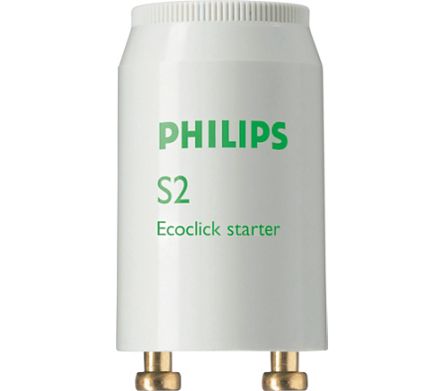 NEUTRAL Philips S2 Leuchtstofflampen Starter 2-polig, 4 → 22 W / 220 → 240 V