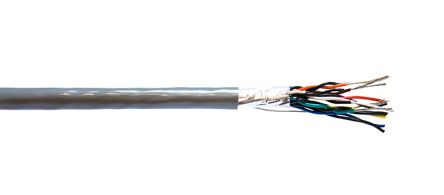 Belden Datenkabel, 7-paarig 0,2 Mm Ø 7.47mm F/UTP Schirmung PVC Isoliert Twisted Pair Chrom