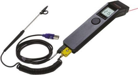 Optris MS Infrarot-Thermometer 40:1, Bis +760°C, Celsius/Fahrenheit