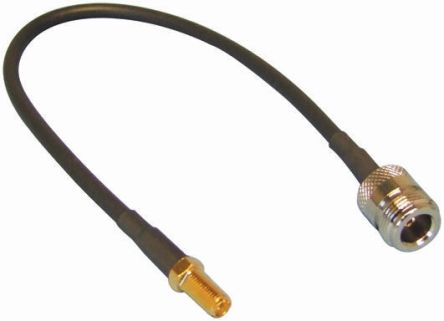 Mobilemark RF195同轴电缆, 1m长, SMA母座转N 类型母座, 50 Ω