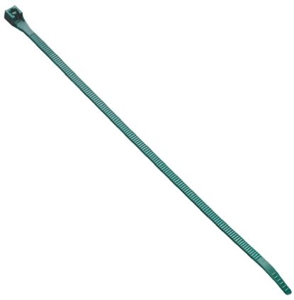 HellermannTyton Cable Tie, Releasable, 195mm X 4.7 Mm, Green Nylon, Pk-25
