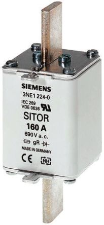 Siemens 3NE Sicherungseinsatz NH1, 690V Ac / 315A, GR - GS DIN 43620, IEC 60269-2-1, VDE 0636