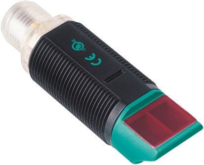 Pepperl + Fuchs GLV18 Zylindrisch Optischer Sensor, Diffus, Bereich 200 Mm, NPN Ausgang, 3-poliger M12-Steckverbinder
