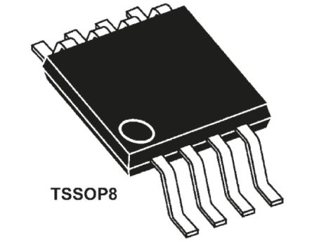 STMicroelectronics 1kbit Serieller EEPROM-Speicher, Seriell-I2C Interface, TSSOP, 900ns SMD 128 X 8 Bit, 128 X 8-Pin