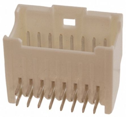 Molex MicroClasp Leiterplatten-Stiftleiste Gewinkelt, 8-polig / 2-reihig, Raster 2.0mm, Kabel-Platine,