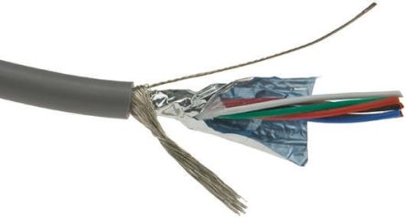Alpha Wire Câble Multiconducteur 0,2 Mm 24 AWG, Blindé, 30m