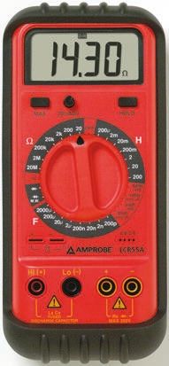 Amprobe Pont RLC Portatif, LCR55A, Cap. Max 2000μF, Résistance Max 20 MΩ, Etalonné RS