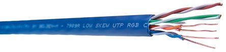 Belden Ethernetkabel Cat.6, 305m, Blau Verlegekabel U/UTP, PVC