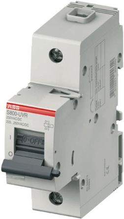 ABB 欠压脱扣器, S800-UVR 系列, 220 → 250V 交流/直流