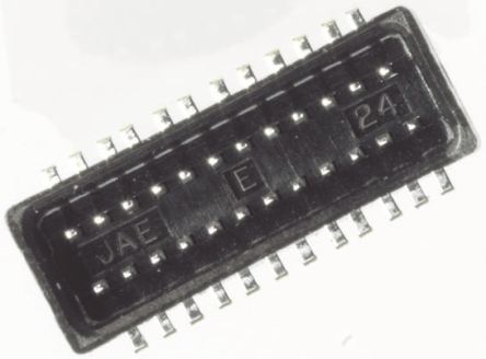 JAE IL-WX Leiterplatten-Stiftleiste Gerade, 36-polig / 2-reihig, Raster 0.8mm, Platine-Platine, Lötanschluss-Anschluss,