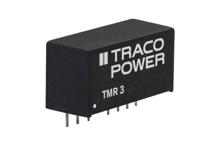 TRACOPOWER TMR 3 DC/DC-Wandler 3W 5 V Dc IN, ±12V Dc OUT / ±125mA 1.5kV Dc Isoliert