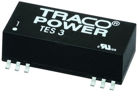 TRACOPOWER TES 3 DC/DC-Wandler 3W 12 V Dc IN, ±12V Dc OUT / ±125mA 1.5kV Dc Isoliert