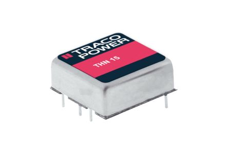 TRACOPOWER THN 15 DC/DC-Wandler 15W 24 V Dc IN, 15V Dc OUT / 1A 1.5kV Dc Isoliert