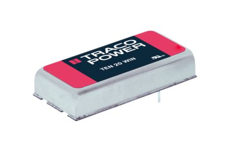 TRACOPOWER TEN 20WIN DC/DC-Wandler 20W 24 V Dc IN, ±5V Dc OUT / ±2A 1.5kV Dc Isoliert