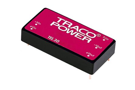 TRACOPOWER TEL 30 DC/DC-Wandler 30W 24 V Dc IN, 5V Dc OUT / 5A 1.5kV Dc Isoliert